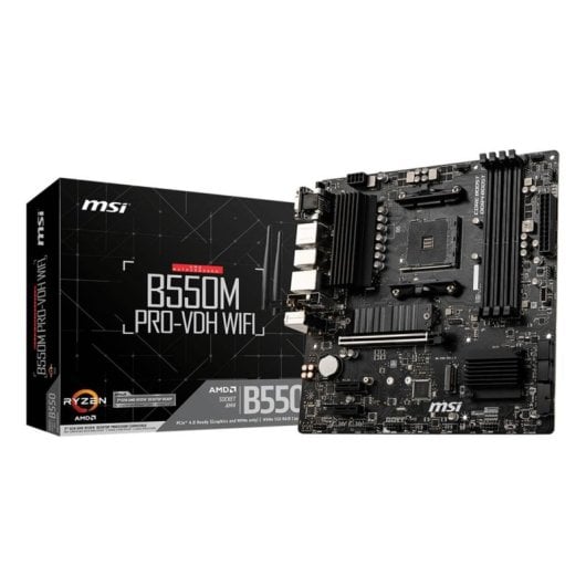 Carte mère MSI B550M PRO-VDH WIFI B550 Socket AM4 DDR4 Micro-ATX WiFi RAID RGB