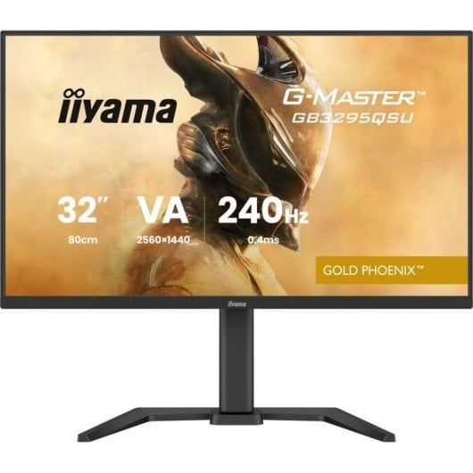 iiyama G-MASTER GB3295QSU-B1 Monitor 31.5" Quad HD 240Hz VA HDR400 FreeSync Premium USB Altifalantes