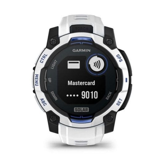 Garmin Instinct GPS 45mm AMOLED Blu Bianco Unisex Cardiofrequenzimetro SpO2 Always-on 10ATM