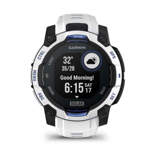 Garmin Instinct GPS 45mm AMOLED Blu Bianco Unisex Cardiofrequenzimetro SpO2 Always-on 10ATM