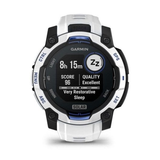 Garmin Instinct GPS 45mm AMOLED Blu Bianco Unisex Cardiofrequenzimetro SpO2 Always-on 10ATM