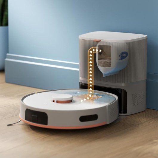 Saugroboter mit Wischfunktion Philips HomeRun 5000 Mit Absaugstation Navigationsklasse Laser 10.000 Pa