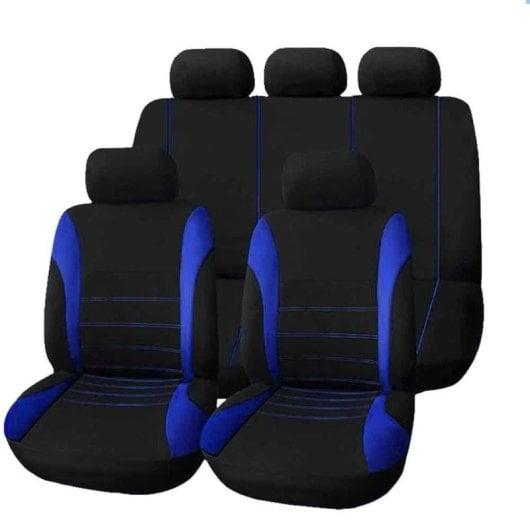Fundas Para Coche , 5 Piezas Antideslizantes , Funda De Asiento Universal ,(azul) Nuevo