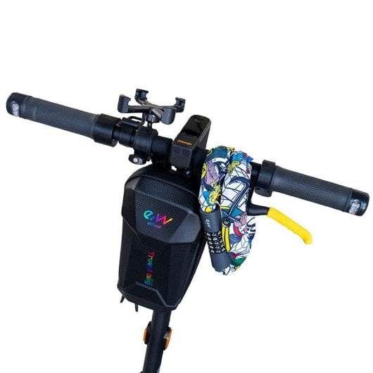 Candado De Contraseña Ewlk022 Funda Tela Roja  Grafiti