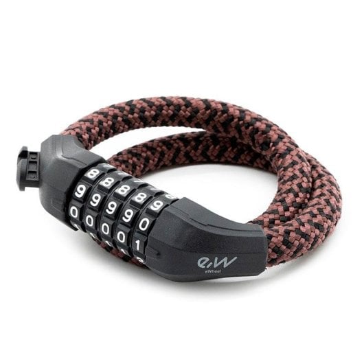 Candado De Contraseña Ewlk025 Funda Nylon Blanco  Marrón