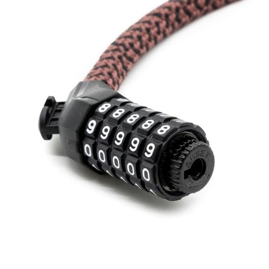 Candado De Contraseña Ewlk025 Funda Nylon Blanco  Marrón