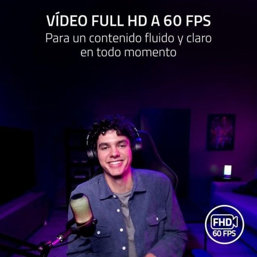 Razer Kiyo V2 X Webcam Quad HD 3,7 MP 60 FPS Autofocus Noir