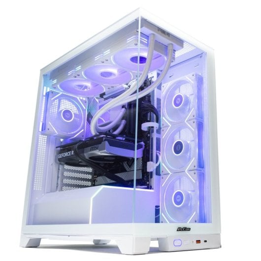 PCCom Imperial AMD Ryzen 7 7800X3D / 32 Go / SSD 2 To / RTX 5070 - Blanc