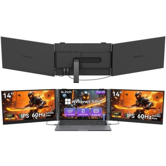 Portátil Blackview AceBook 12 16" Intel Core i5-1030NG7 16GB 512GB SSD Iris Plus Windows 11 Pro