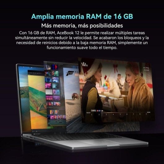 Portátil Blackview AceBook 12 16" Intel Core i5-1030NG7 16GB 512GB SSD Iris Plus Windows 11 Pro