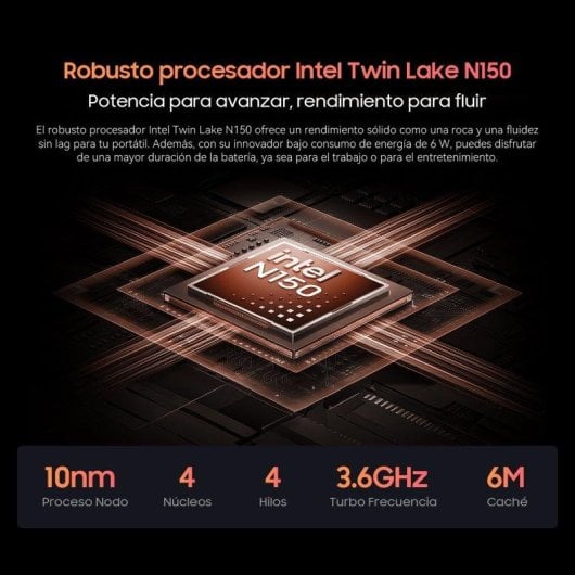 Portátil Blackview AceBook 6 15.6" Intel N150 16GB 512GB SSD Intel UHD Windows 11 Home