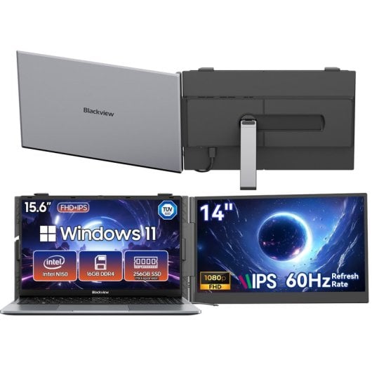 Portátil Blackview AceBook 6 15.6" Intel Twin Lake N150 16GB 256GB SSD Intel UHD Windows 11