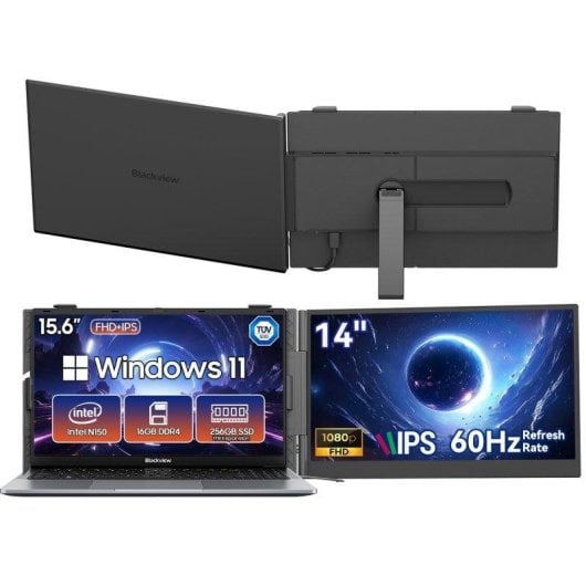 Portátil Blackview AceBook 6 15.6" Intel Twin Lake N150 16GB 256GB SSD Intel UHD Windows 11