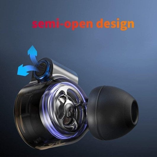 FiiO FD3 Auriculares InEar HiRes Drivers 12mm Diafragma DLC 32Ohm Sensibilidade 111dB 10Hz 40kHz