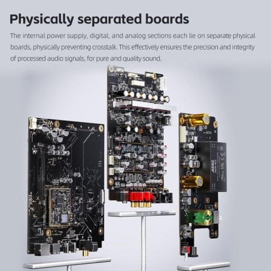 FiiO K15 DAC Amplificateur de bureau HiFi Double AKM4497S Classe AB 3000mW x2 Écran 3,93" Noir