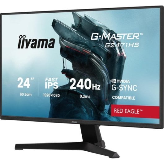 Monitor iiyama G-MASTER G2471HS-B1 23.8" FullHD 240Hz Fast IPS G-SYNC HDR10 0.3ms