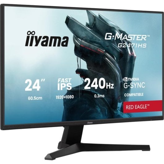Monitor iiyama G-MASTER G2471HS-B1 23.8" FullHD 240Hz Fast IPS G-SYNC HDR10 0.3ms
