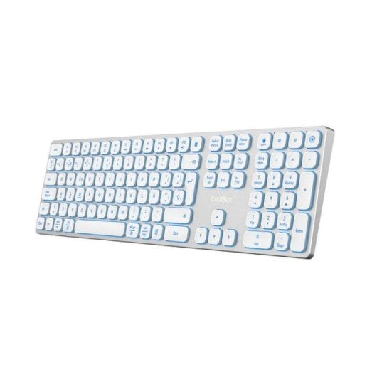 Teclado inalámbrico CoolBox Moonlight Key B431 Layout ES retroiluminado aluminio
