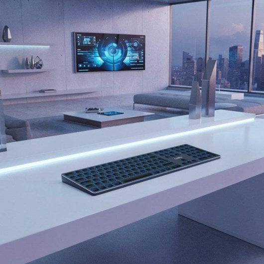 Clavier à ciseaux CoolBox Moonlight Key B431 Layout ES rétroéclairé sans fil