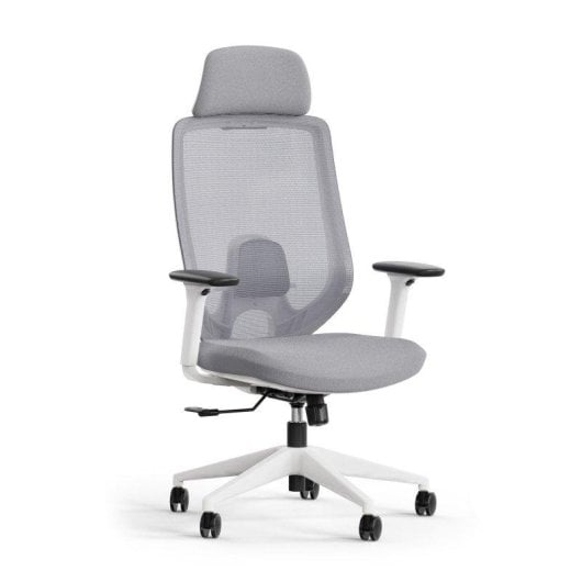 Silla de Oficina Ergonómica Sense7 Nakai Ajustable Reposabrazos 3D Blanco