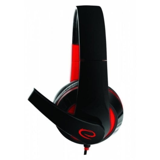 Kopfhörer Esperanza EGH300R kabelgebunden Gaming Stereo Headset Schwarz Rot