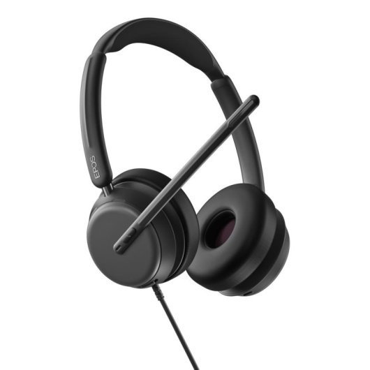 Auricolari Epos IMPACT 860 ANC cablati USB-C con Cancellazione Ibrida del Rumore per Ufficio Call Center, neri