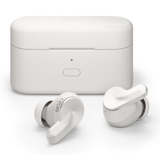Casque Epos ADAPT E1 True Wireless Bluetooth avec réduction de bruit hybride pour usage professionnel, blanc