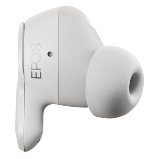 Casque Epos ADAPT E1 True Wireless Bluetooth avec réduction de bruit hybride pour usage professionnel, blanc