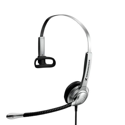 Casque Sennheiser SH 335 filaire pour bureau call center micro Boom réduction de bruit argent