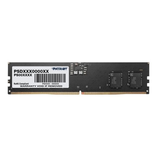 Mémoire RAM Patriot Signature Line PSD532G56002 32GB 1x32GB DDR5 5600MHz CL46 Unbuffered ECC Noir