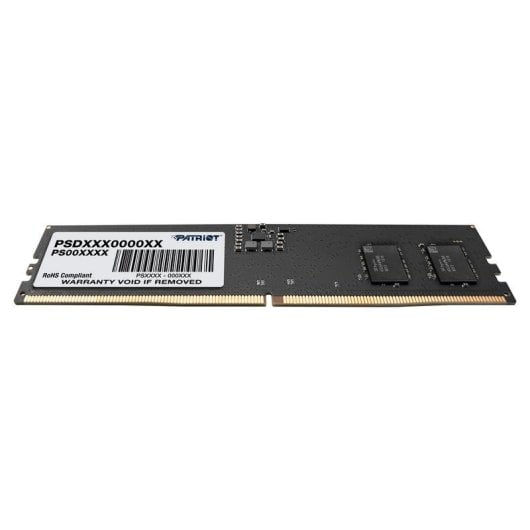 Mémoire RAM Patriot Signature Line PSD532G56002 32GB 1x32GB DDR5 5600MHz CL46 Unbuffered ECC Noir