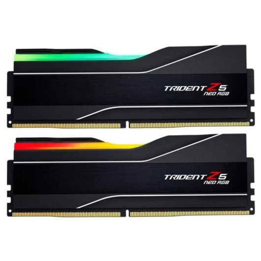 Mémoire RAM G.Skill Trident Z5 Neo RGB F5-6000J3444F64GX2-TZ5NR 128GB 2x64GB DDR5 6000MHz CL34 AMD EXPO RGB
