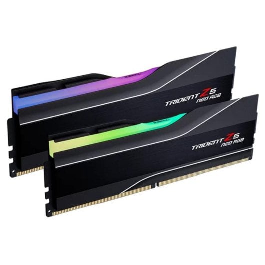 Mémoire RAM G.Skill Trident Z5 Neo RGB F5-6000J3444F64GX2-TZ5NR 128GB 2x64GB DDR5 6000MHz CL34 AMD EXPO RGB
