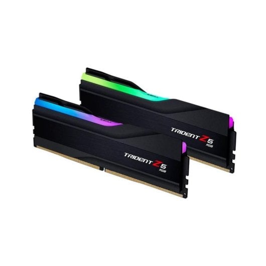 Mémoire RAM G.Skill Trident Z5 RGB F5-8000J4048F24GX2-TZ5RK 48GB 2x24GB DDR5 8000MHz CL40 RGB XMP Noir