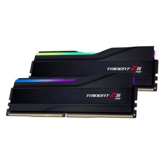 Mémoire RAM G.Skill Trident Z5 RGB F5-8000J4048F24GX2-TZ5RK 48GB 2x24GB DDR5 8000MHz CL40 RGB XMP Noir