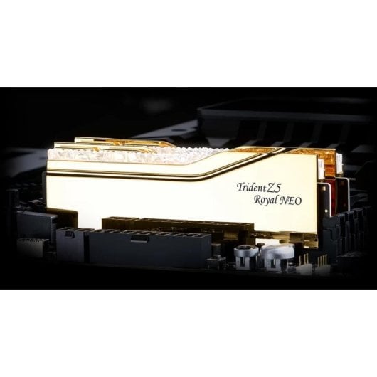 Memoria RAM G.Skill Trident Z5 Royal Neo F5-6000J2836G32GX2-TR5NS 64GB 2x32GB DDR5 6000MHz CL28 RGB AMD EXPO Multicolore