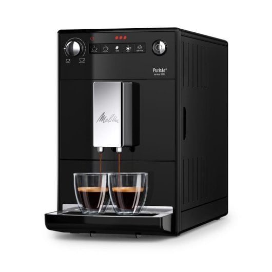 Cafetera Espresso Melitta F230-102 1,2L 15 bars moulin intégré LCD noir