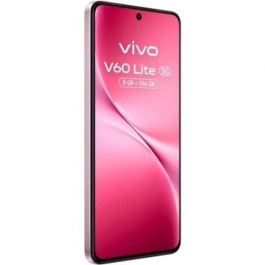 Vivo V60 Lite 8 Go 256 Go 6,77" AMOLED 120 Hz 5G Double SIM Batterie 6500 mAh Android 15 Rose