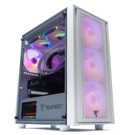 PC preparado para PC: AMD Ryzen 7 5800X / 32 GB / SSD de 1 TB / RTX 5060 + Windows 11 Home Branco V2