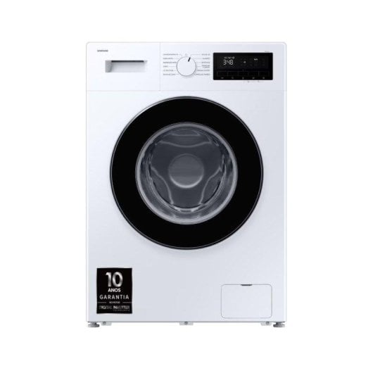 Máquina de Lavar Roupa Samsung WW80FG3M05AW 8 kg 1400 rpm A Branca Higienização Vapor