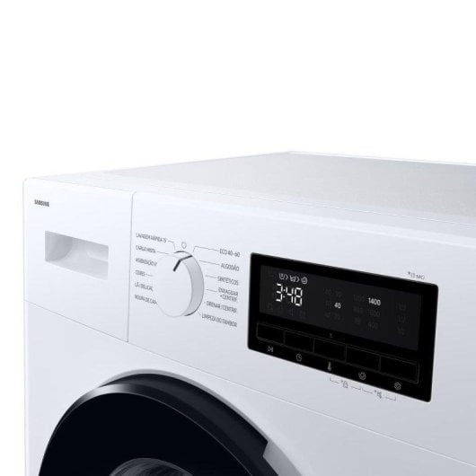 Máquina de Lavar Roupa Samsung WW80FG3M05AW 8 kg 1400 rpm A Branca Higienização Vapor
