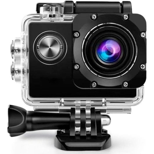 Cámara Deportiva Prixton DV609 Full HD WiFi Sumergible 12 Accesorios UltraWide