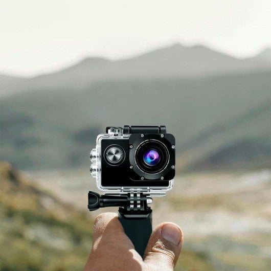 Cámara Deportiva Prixton DV609 Full HD WiFi Sumergible 12 Accesorios UltraWide