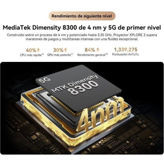 Blackview Xplore 2 12 Go 256 Go 6,73" AMOLED 120Hz 5G Dual SIM Projecteur 20000mAh IP69K Android 13 Noir