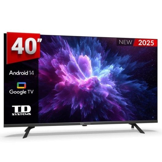 TV TD Systems LED M40K21GLE 40" Full HD Smart TV Android Google Assistant