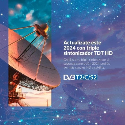 TV Anexa LED VISION40C01F 40" Full HD Triple Sintonizador PVR USB