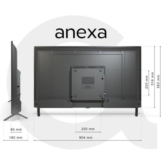 TV Anexa LED VISION40C01F 40" Full HD Triple Sintonizador PVR USB