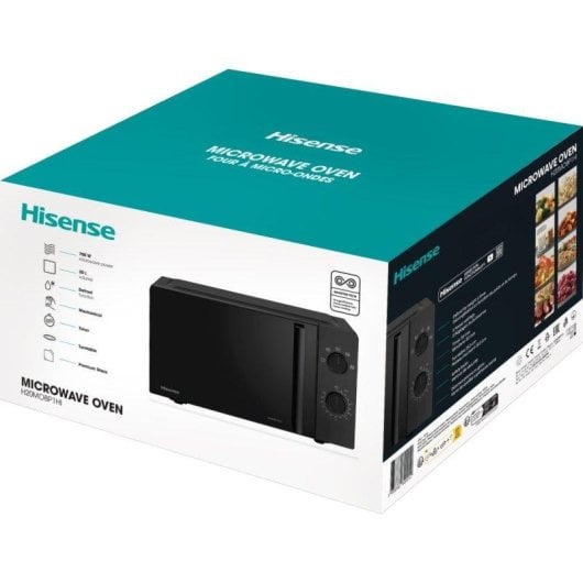 Microondas Hisense H20MOBP1HI 20L 700W Inverter Descongelamento Rápido