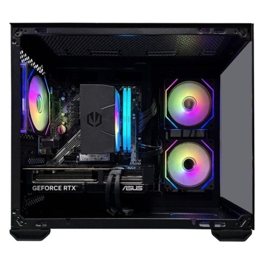 IBUYPOWER Fighter Striker X Lite AMD Ryzen 7 5700X 16GB 1TB SSD RTX 5060 Windows 11 Wi-Fi 5 ARGB