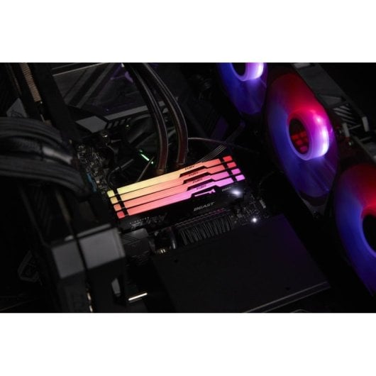 Memoria RAM Kingston FURY Beast RGB 64GB 2x32GB DDR5 5600MHz CL40 Intel XMP AMD EXPO Negro